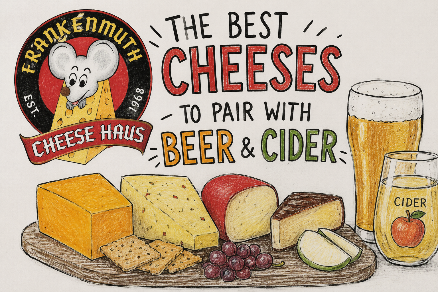 The Best Cheeses to Pair with Beer and Cider