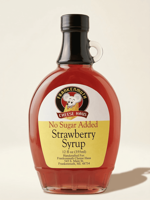 NO SUGAR ADDED STRAWBERRY SYRUP 12oz