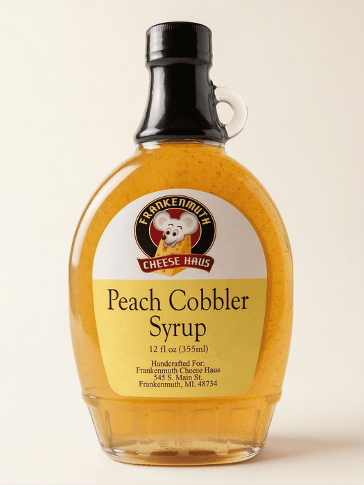 PEACH COBBLER SYRUP 12OZ