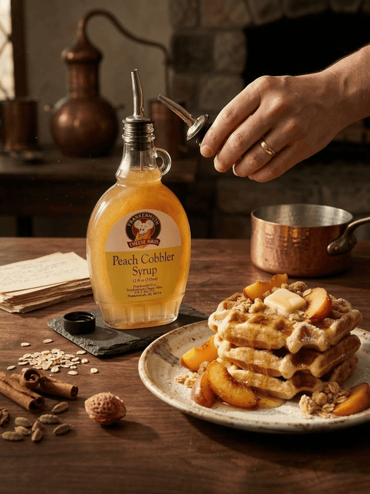 PEACH COBBLER SYRUP 12OZ