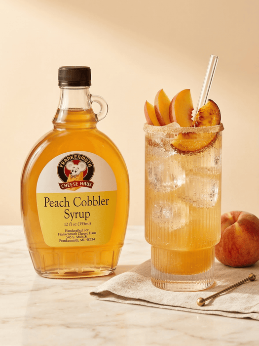 PEACH COBBLER SYRUP 12OZ
