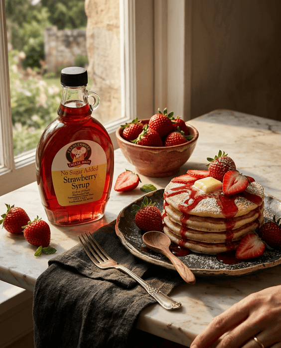 NO SUGAR ADDED STRAWBERRY SYRUP 12oz