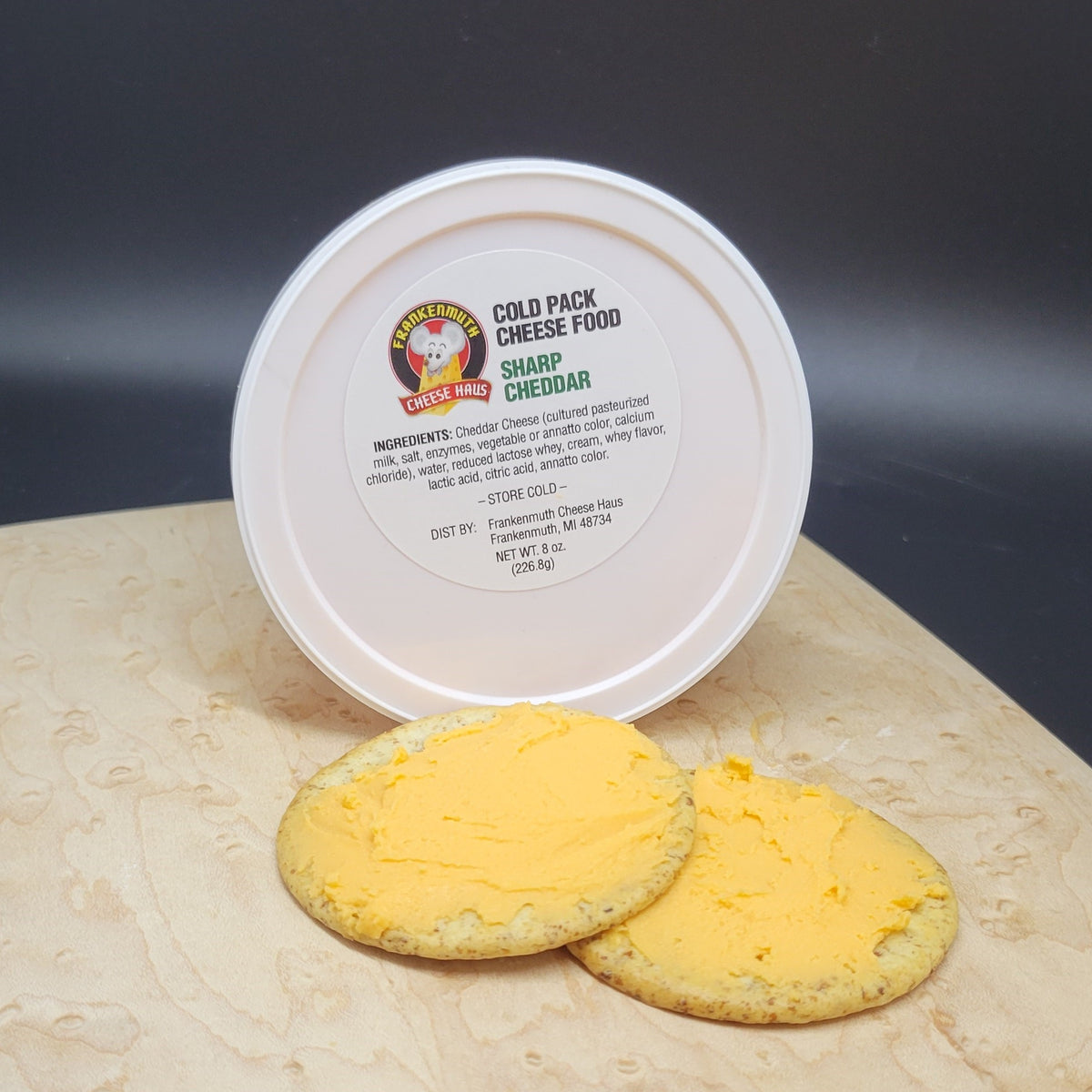 Sharp Cheddar Cheese Spread — Frankenmuth Cheese Haus