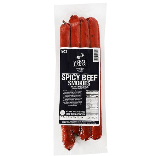 Great Lakes Smoked Meats-Spicy All Beef Smokie
