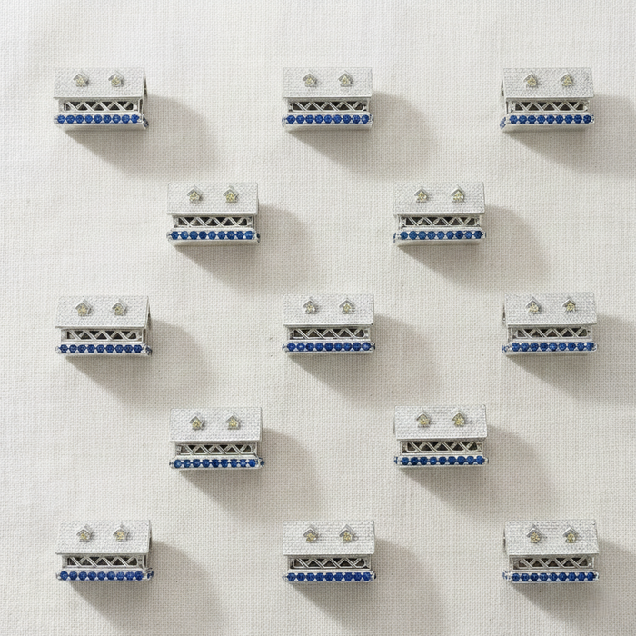 GEMSTONE COVERED BRIDGE BEAD