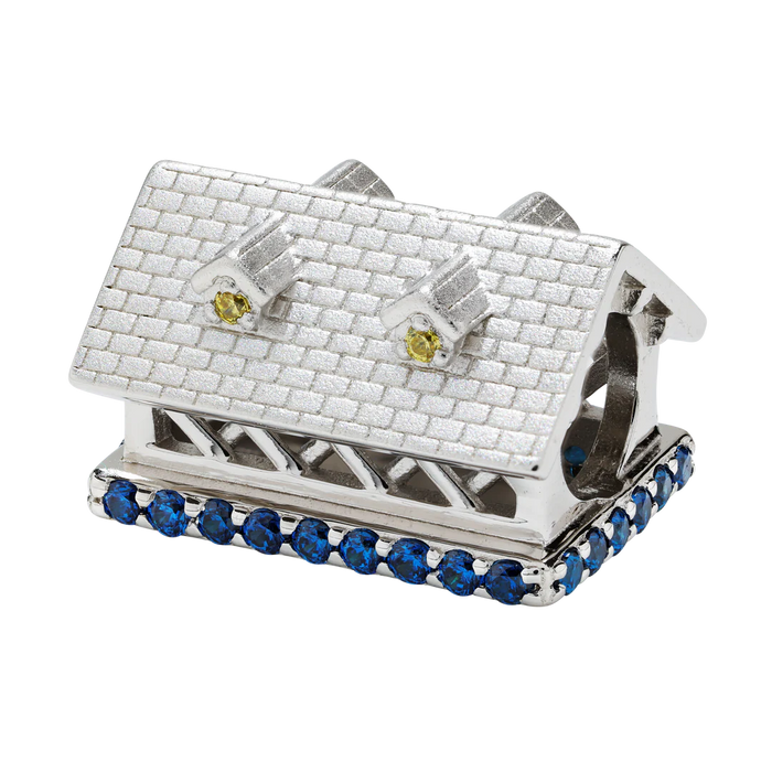 GEMSTONE COVERED BRIDGE BEAD