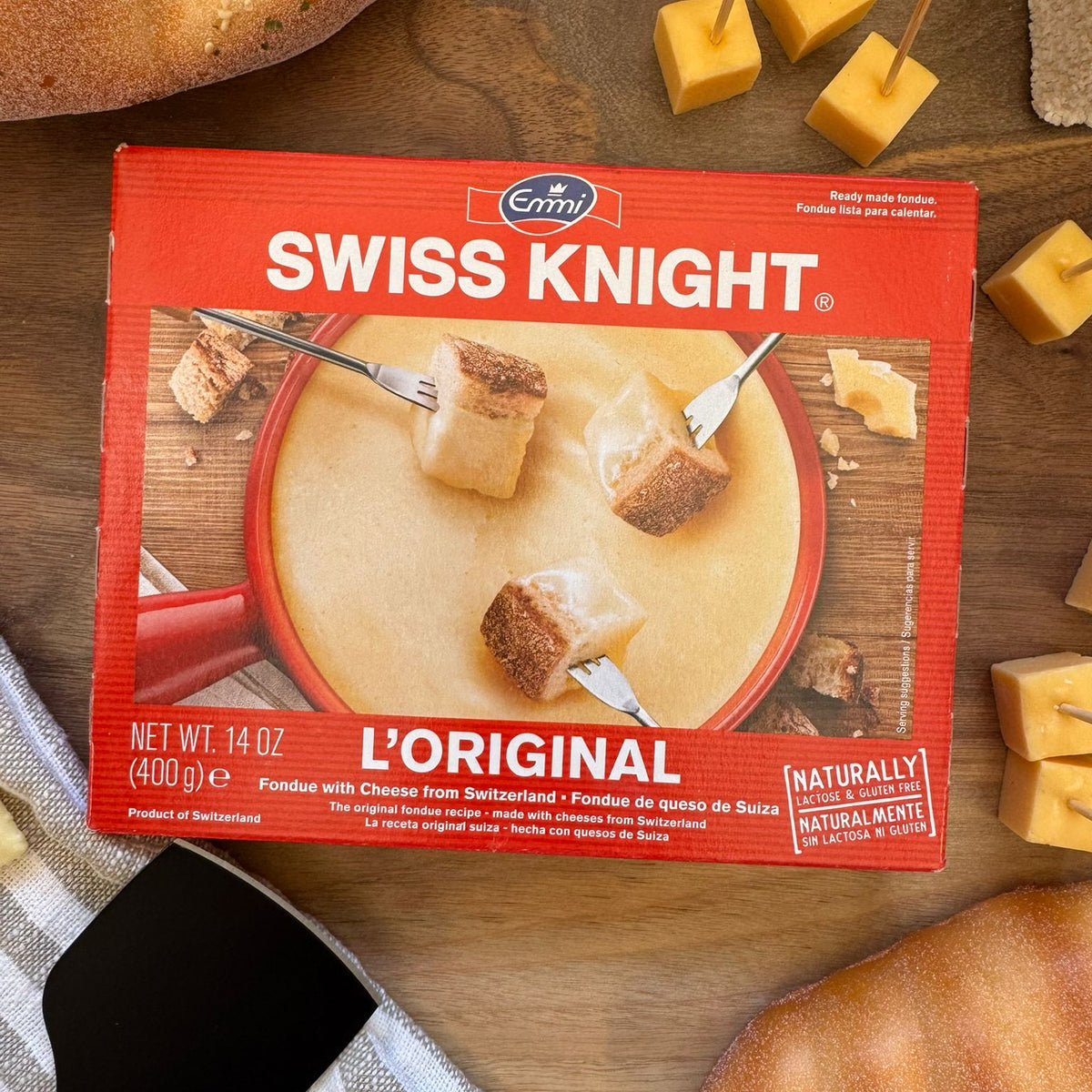Emmi Swiss Knight L'Original Fondue with Cheese from Switzerland Same-Day Delivery or Pickup | Gelson's Emmi Swiss Knight L'Original Fondue with Cheese from Switzerland Same-Day Delivery or Pickup | Gelson's