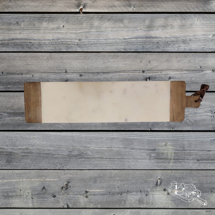 Long White Wood Board