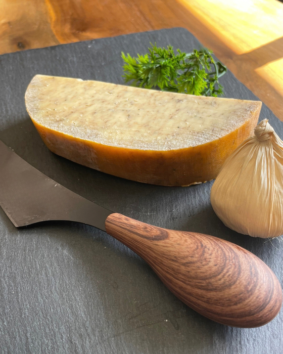 Michigan-Made Black Garlic & Thyme Gouda