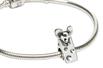 Klaus the Cheese Haus Maus Sterling Silver Bead